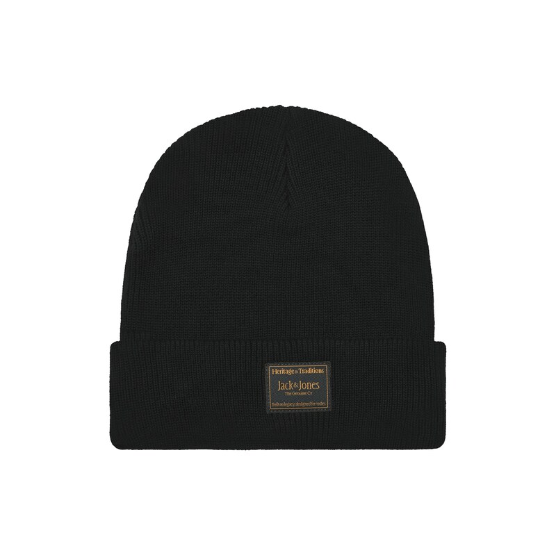 JACK & JONES Čepice JACATTITUDE černá