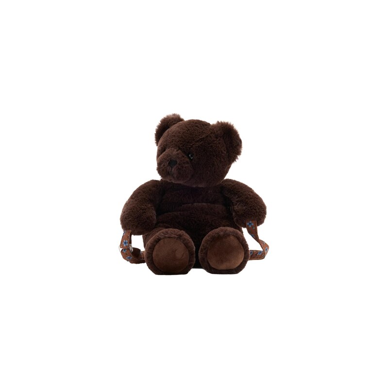 MANGO KIDS Batoh Bear tmavě hnědá