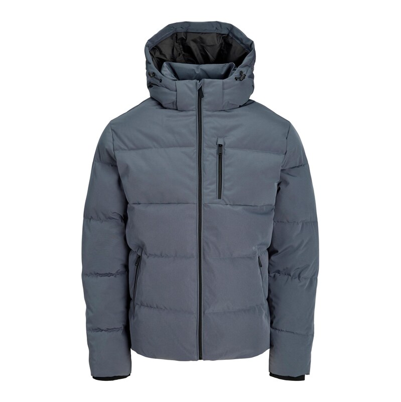 Jack & Jones Plus Zimní bunda JJEBECKS šedá