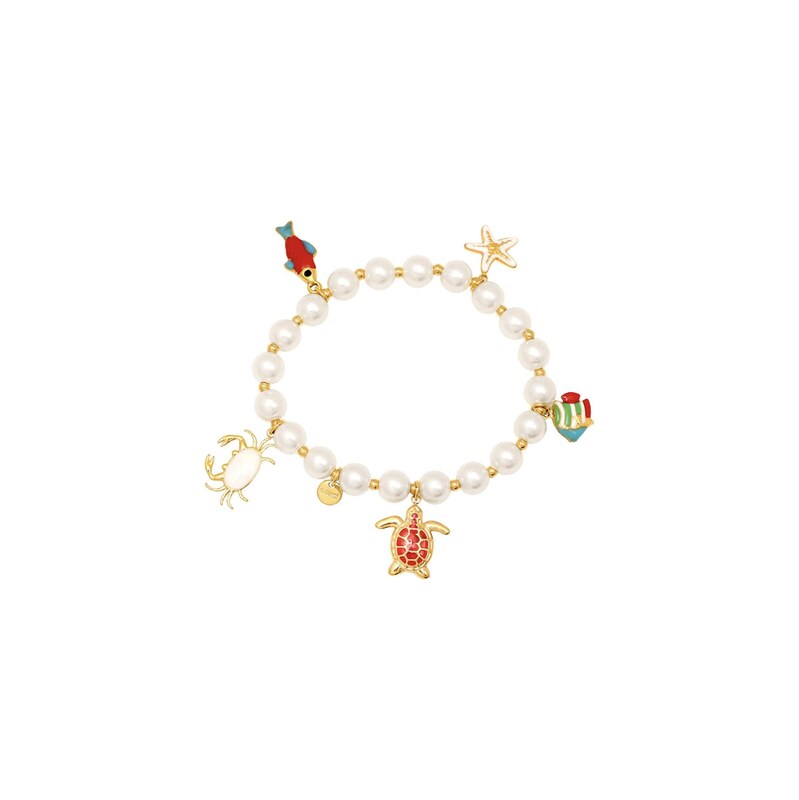Cala Rose Náramek OCEAN PEARL perlově bílá