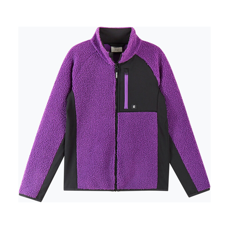 Dětská fleecová mikina Reima Puhku plum purple