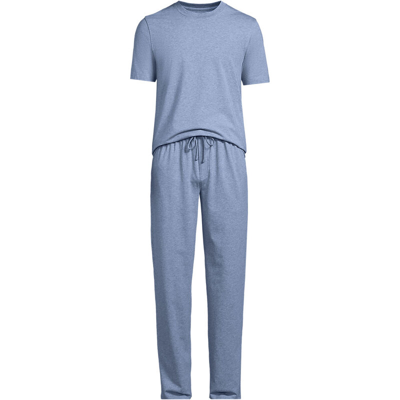 Stretch Cotton Pyjama Set, Men, size: XXL, regular, Blue,