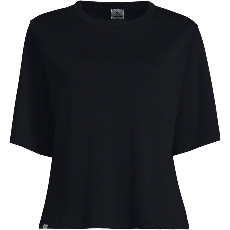 Supima Cotton 63 Interlock Boxy T-Shirt, Women, size: XS,