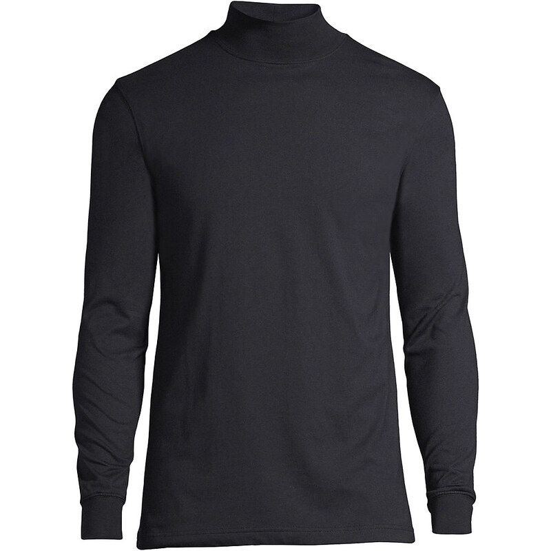 Tall Super-T Polo Neck Top, Men, size: XL, big and tall, Black,