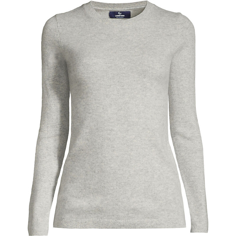 Crew Neck Cashmere Jumper, Women, size: M, petite, Grey,