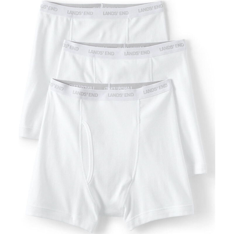 Tall Cotton Jersey Boxer Shorts, 3 Pack, Men, size: XXL, big and