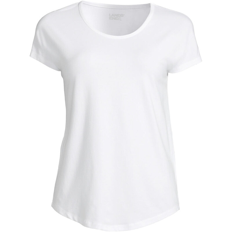 Cotton Modal Stretch Jersey T-shirt, Women, size: 2X, plus,
