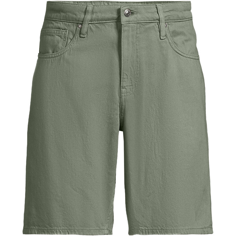 Soft Comfort Linen Blend Jeans Shorts, Men, size: 36, regular,