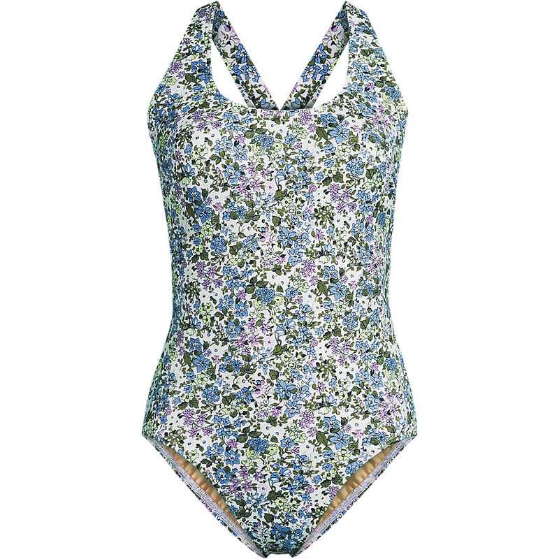 Tugless High Leg X-back Swimsuit, Women, size: 16, regular,