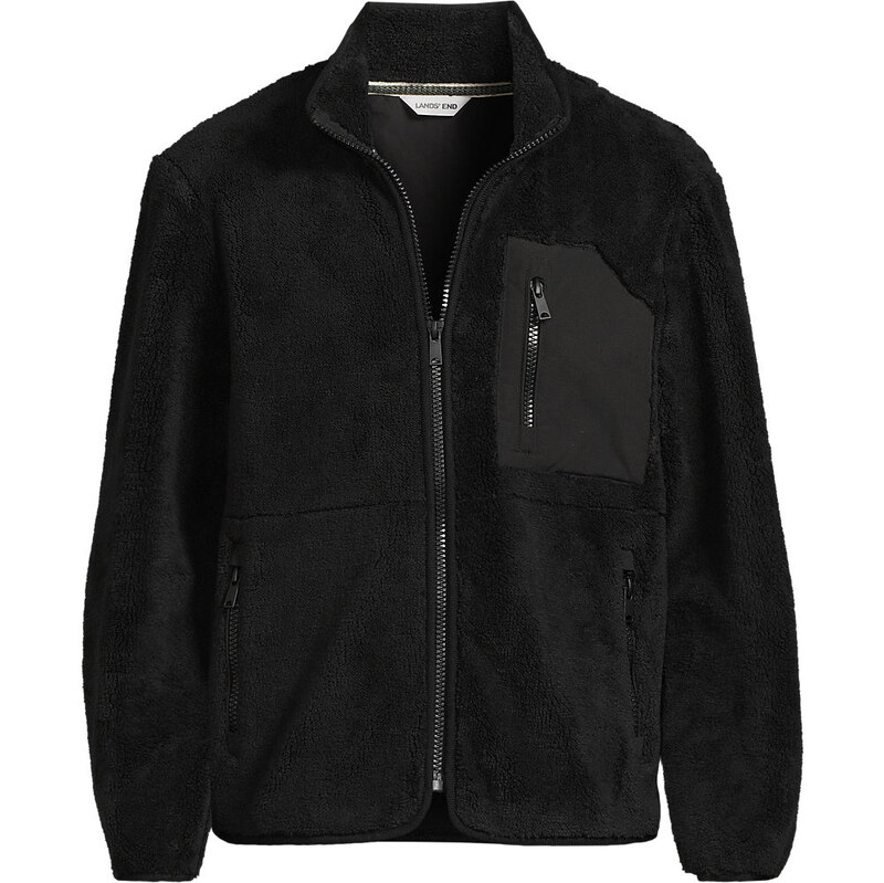 Active Cloud Fleece Jacket, Men, size: M, regular, Black, Cotton