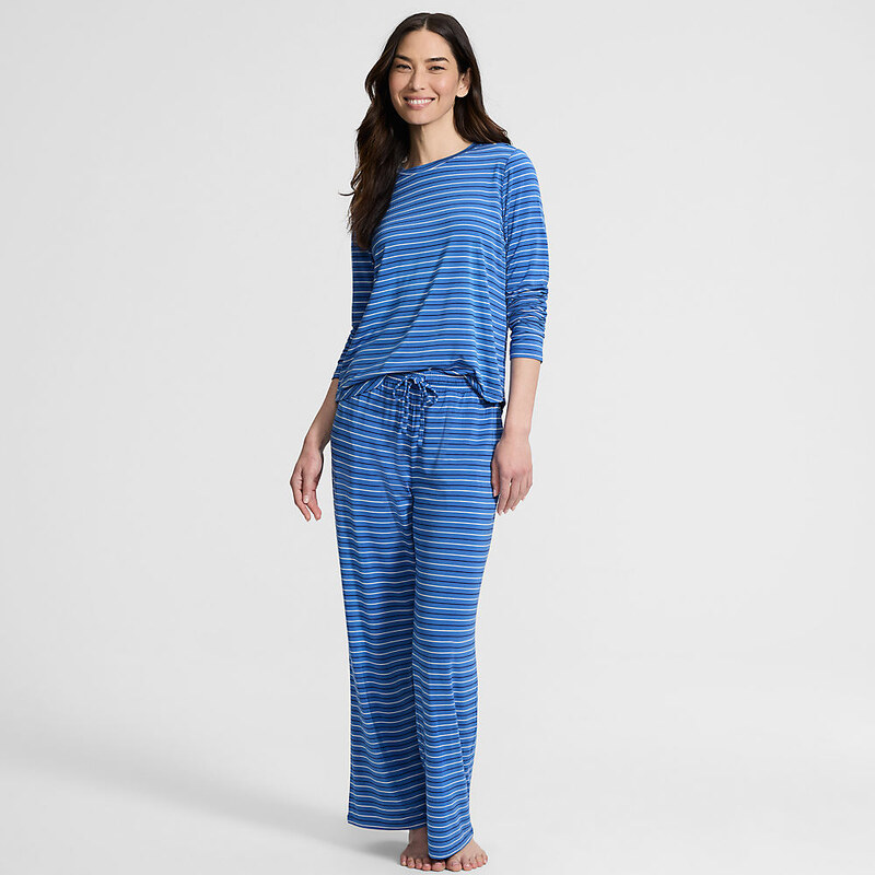 Cooling Pyjama Set, Women, size: S, regular, Blue, by Lands End