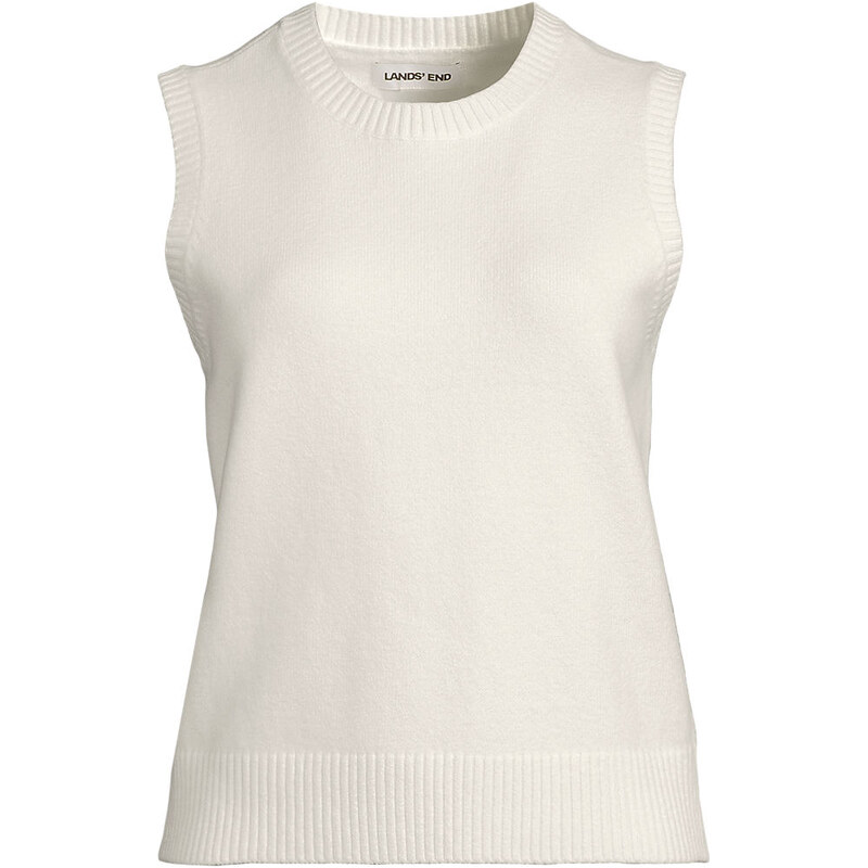 CashTouch Sleeveless Jumper, Women, size: L, regular, Ivory,