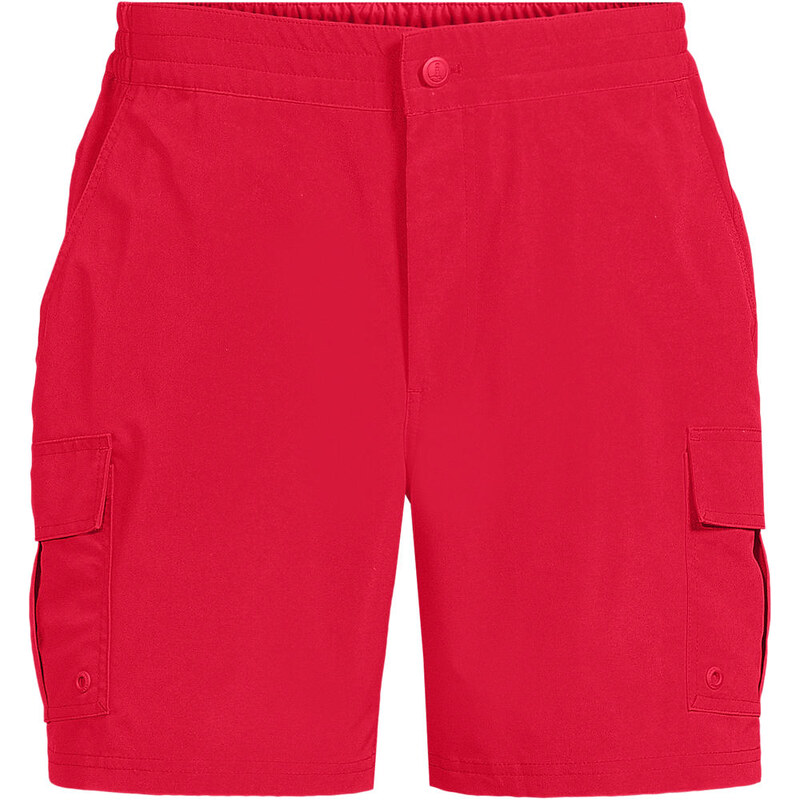Quick Dry SPF50 Cargo Swim Shorts, 7-inch, Men, size: XL,