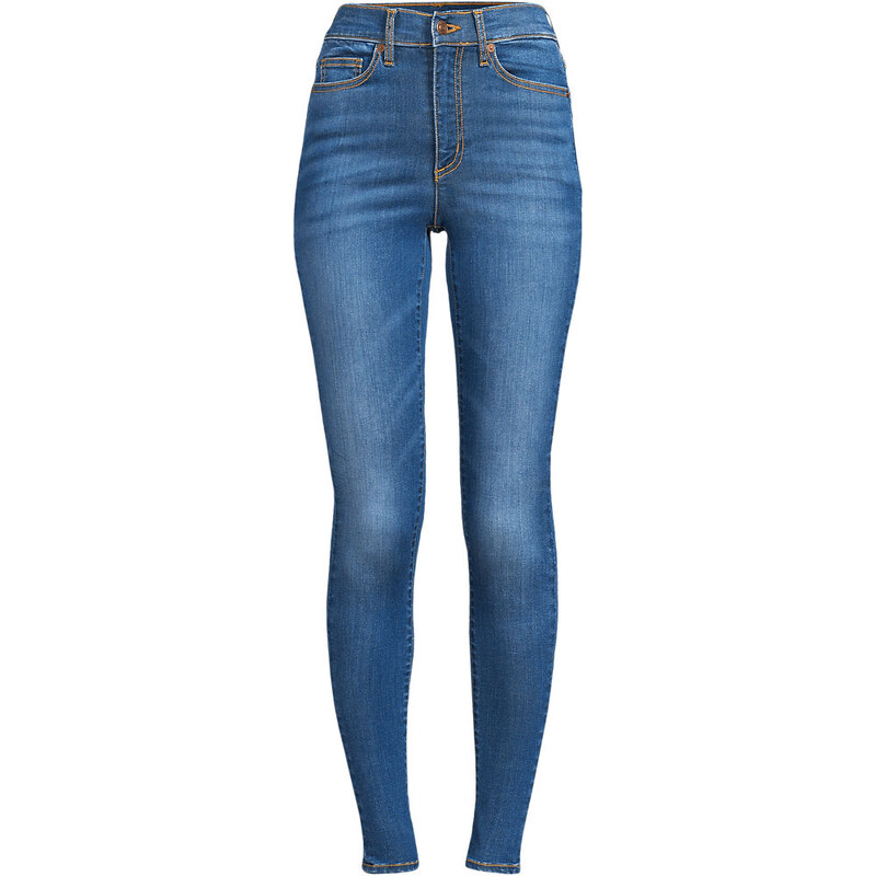 Skinny Leg Jeans, High Waisted, Women, size: 14, regular, Blue,