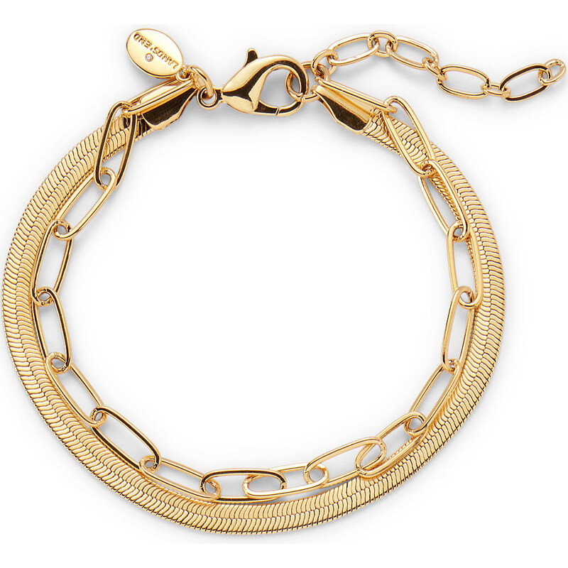 Water Resistant Double Chain Bracelet, Women, size: one size,