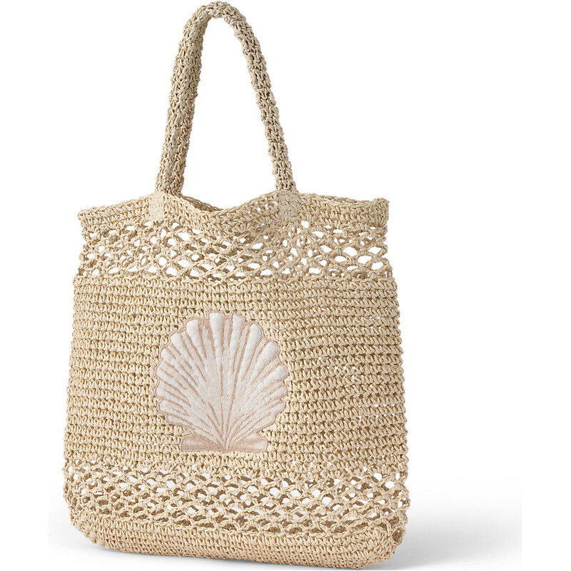 Decorative Openweave Straw Bag, Women, size: one size, regular,