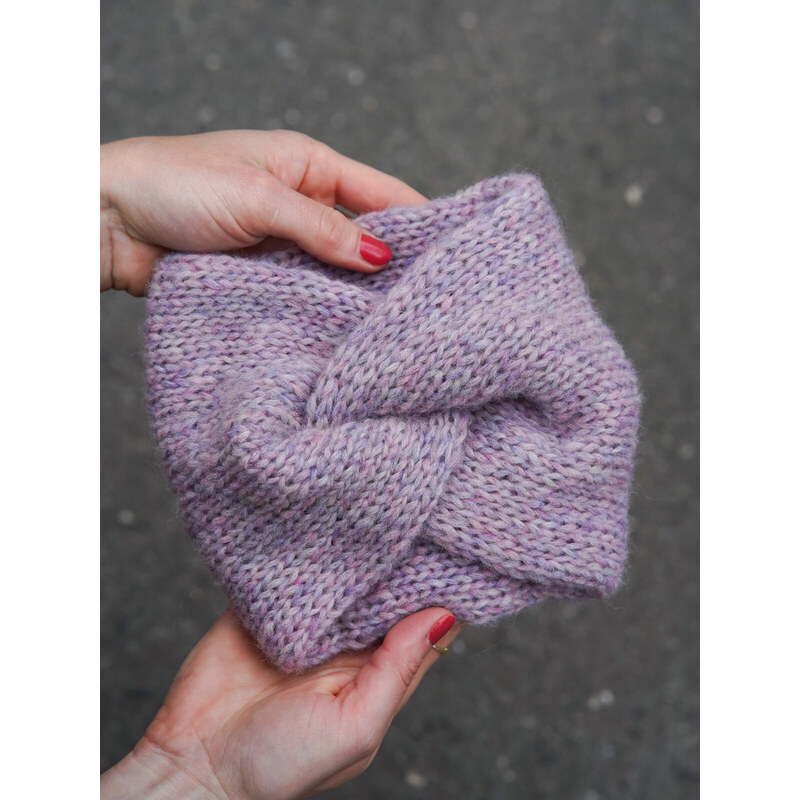MINILE Čelenka Alpaca & Merino Cotton Candy