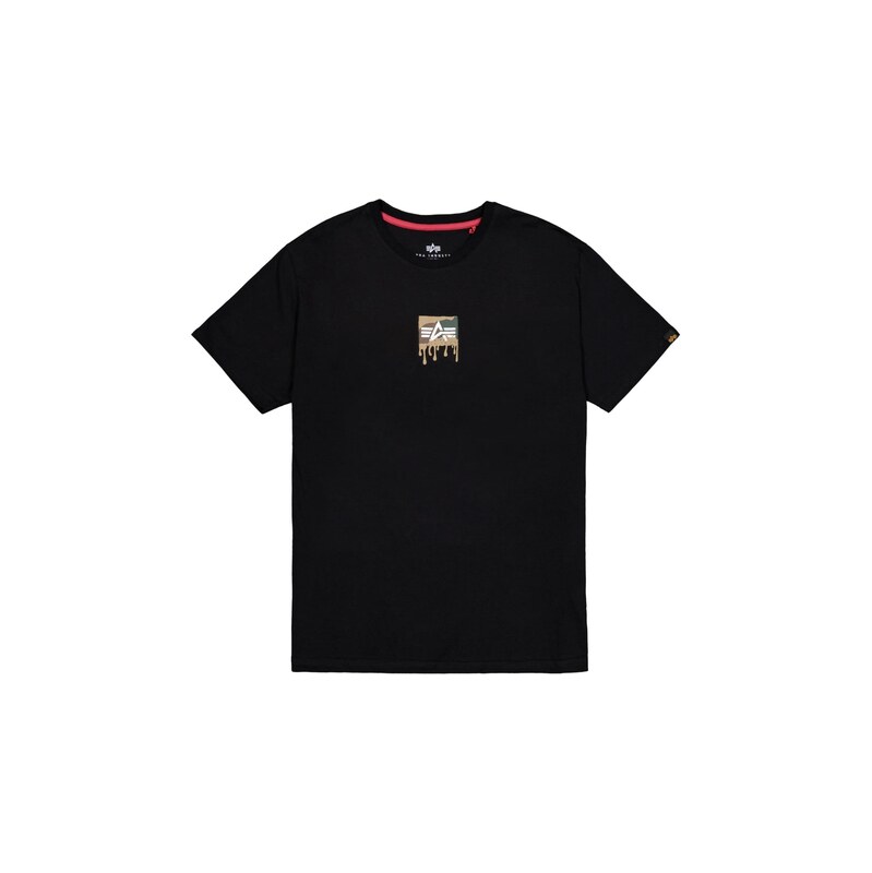 ALPHA INDUSTRIES Tričko béžová / čokoládová / tmavě zelená /