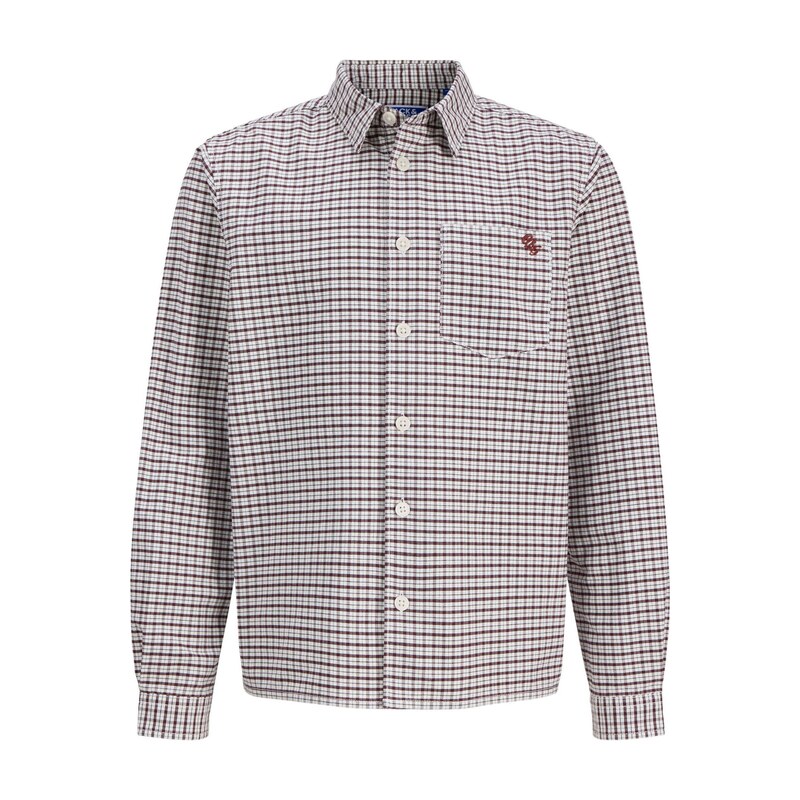 Jack & Jones Junior Košile JORFREDERIKSBERG tmavě hnědá / černá