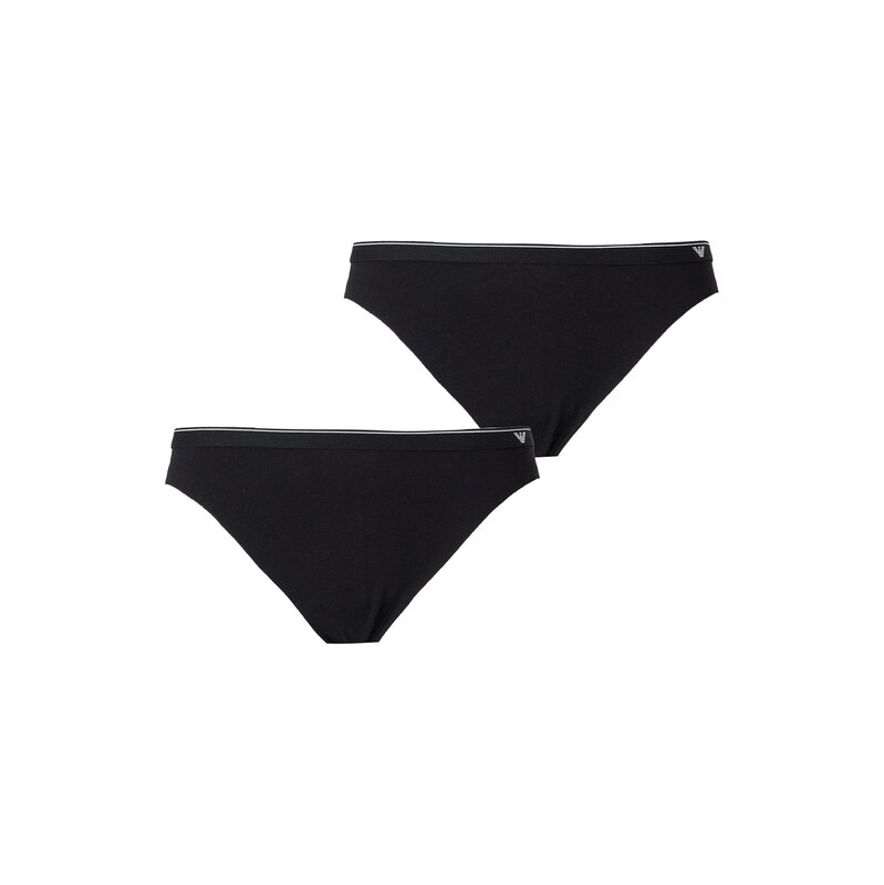 Emporio Armani Tanga černá / bílá