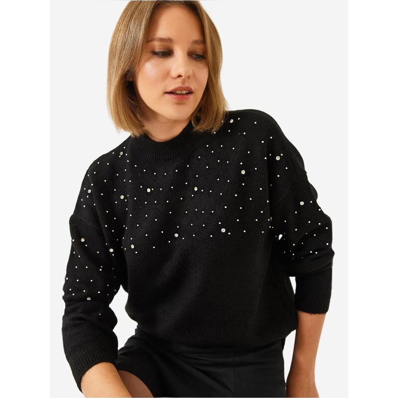 Bianco Lucci Svetr Pullover černá