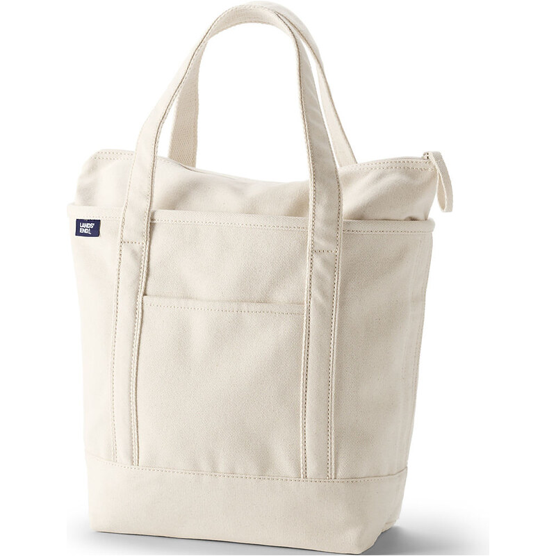 Medium Zip Top Canvas Tote Bag, Men, size: one size, regular,