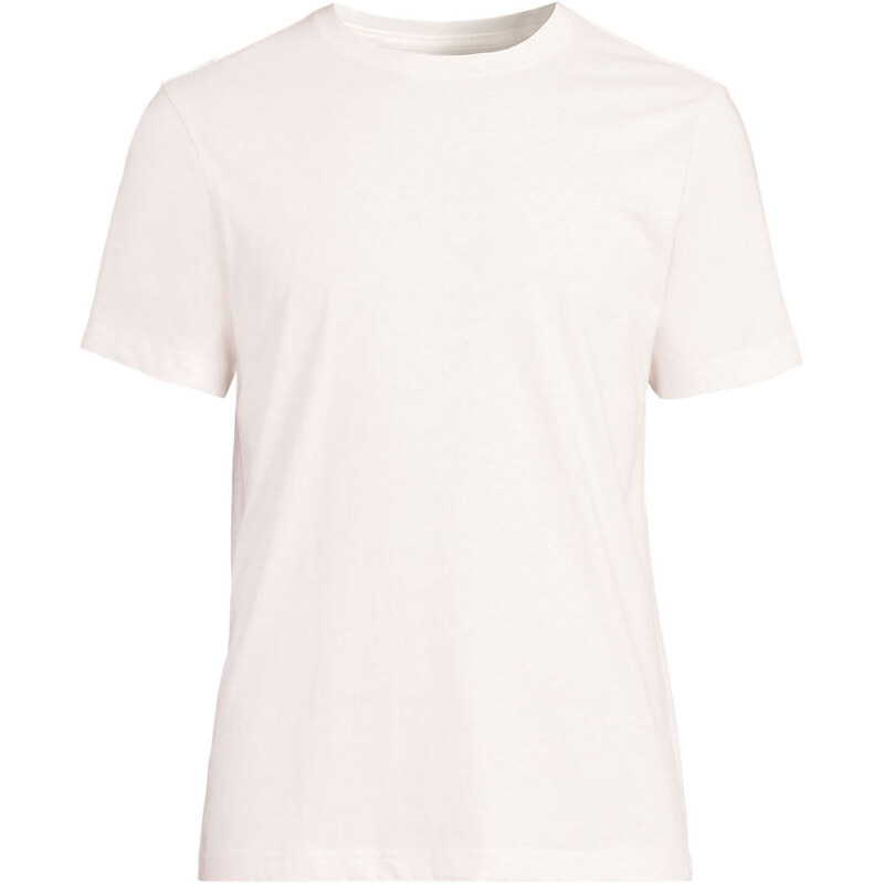 Supima Crew Neck T-Shirt, Men, size: M, regular, Ivory, Cotton,