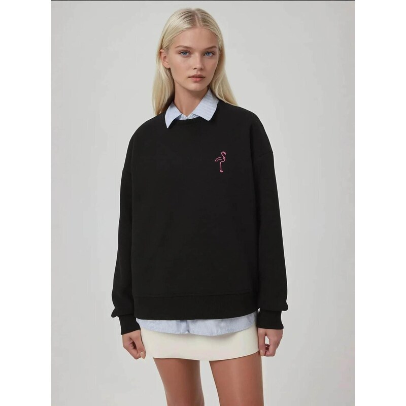 Hiccup Mikina Sweatshirts černá