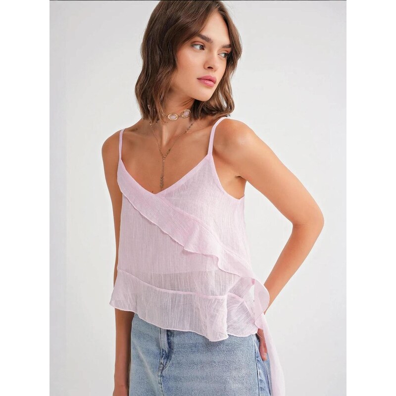 MixRay Top Tanktops & Camis světle růžová