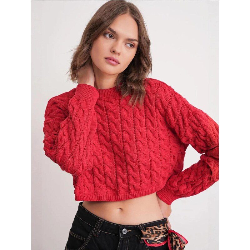 MixRay Svetr Pullover červená