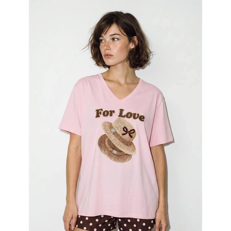 Bianco Lucci Tričko T-Shirts pink