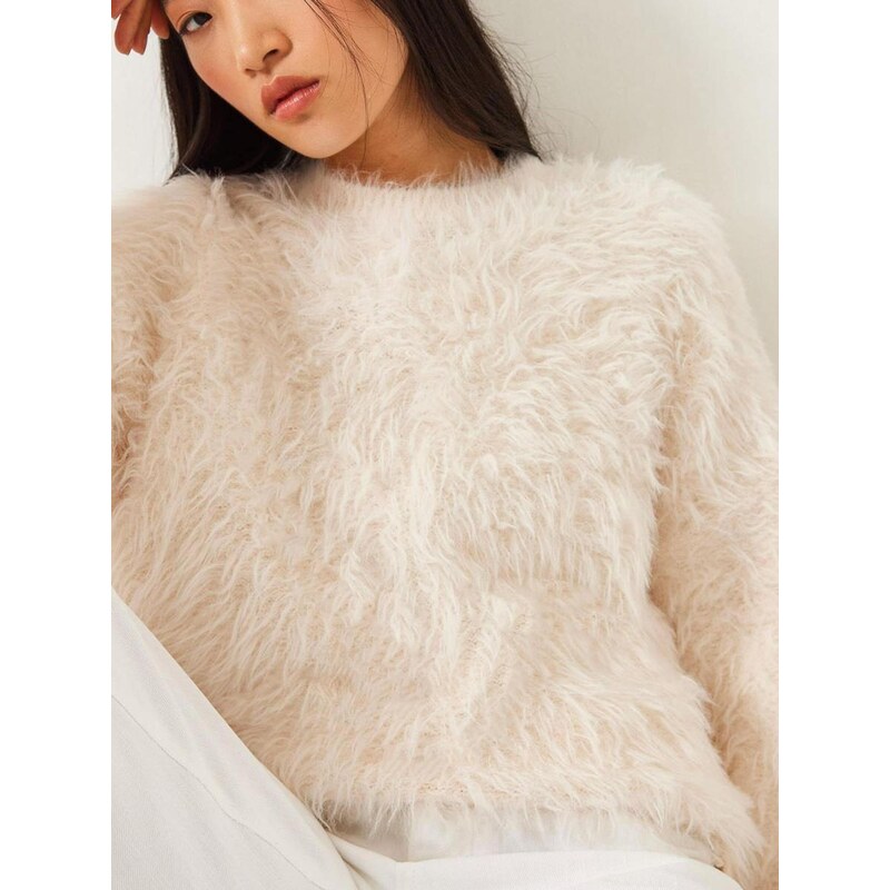 Bianco Lucci Svetr Pullover offwhite