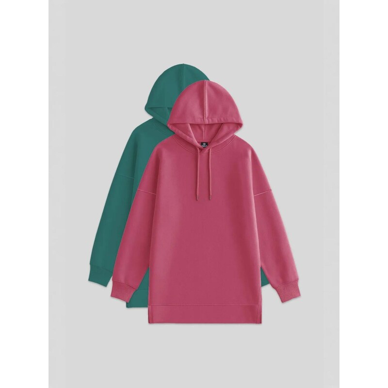Tommy Life Mikina zelená / pink