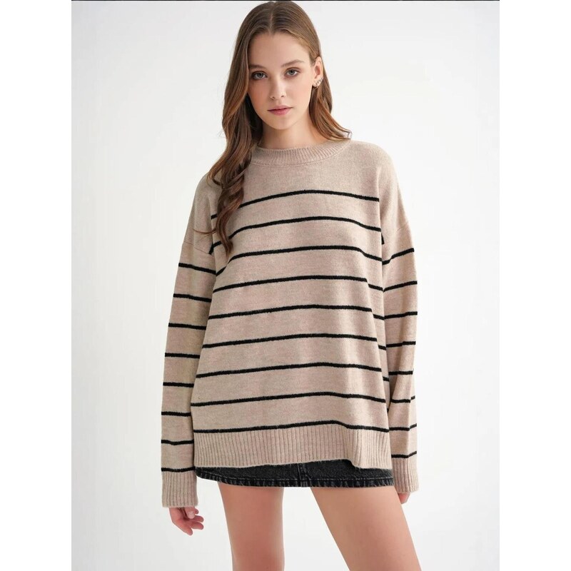MixRay Svetr Pullover béžová