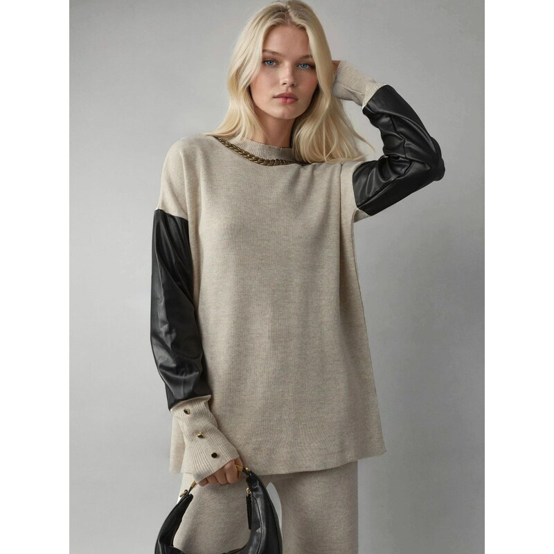 My fashion Svetr Pullover kámen