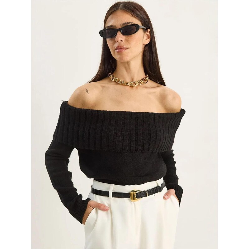 Bianco Lucci Svetr Pullover černá