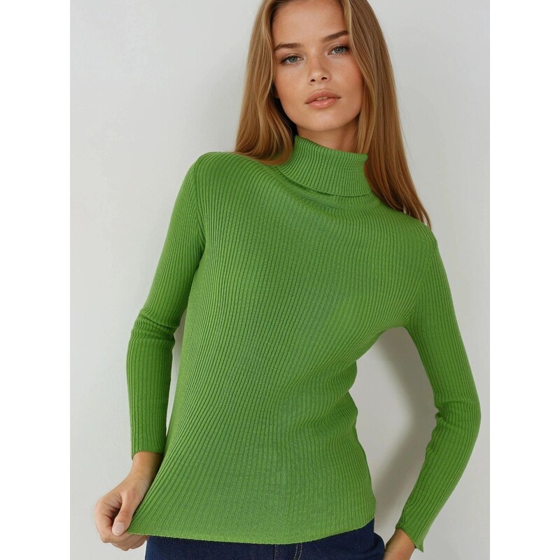 My fashion Svetr Pullover zelená