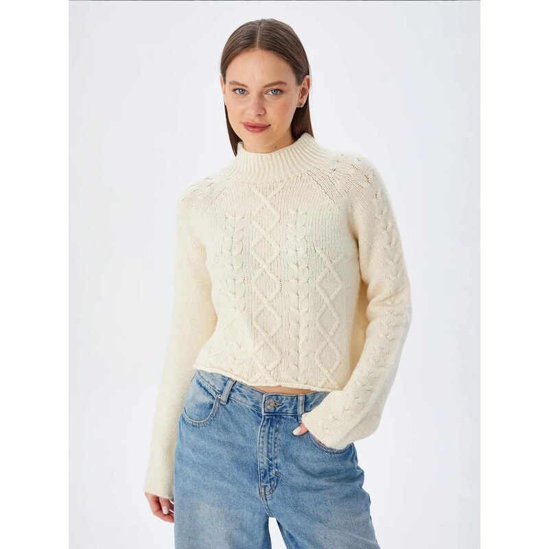 MixRay Svetr Pullover světle béžová