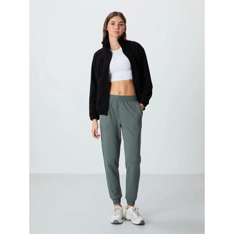 Tommy Life Sportovní kalhoty Jogginghose grafitová