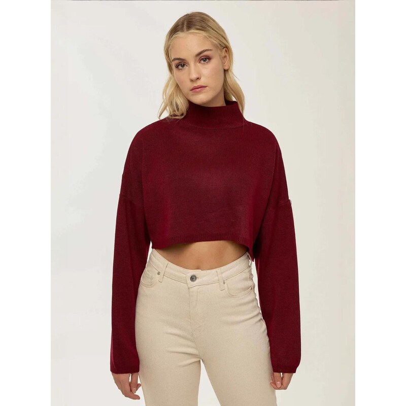 Hiccup Svetr Pullover burgundská červeň