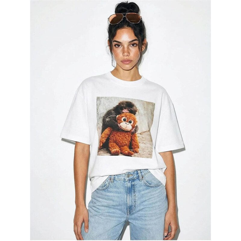 Bianco Lucci Tričko T-Shirts bílá