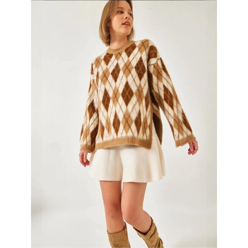 Bianco Lucci Svetr Pullover béžová