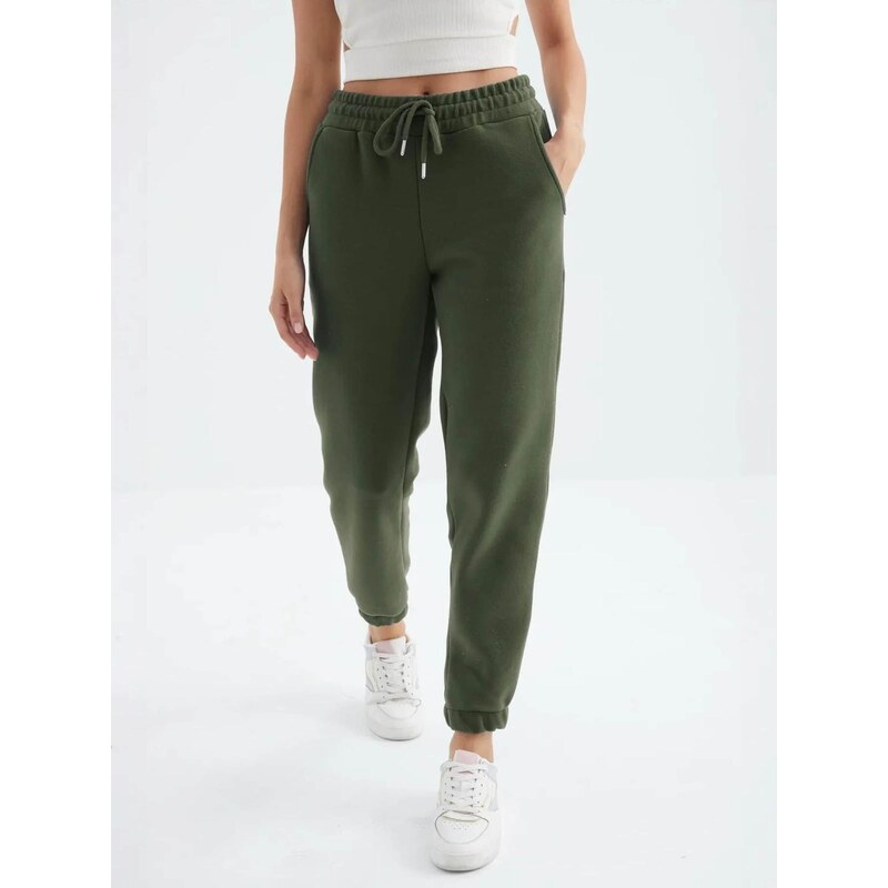 Tommy Life Sportovní kalhoty khaki