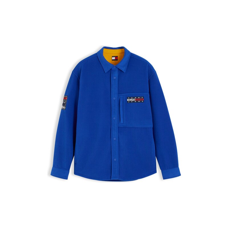 Tommy Jeans Fleecová mikina námořnická modř / královská modrá /