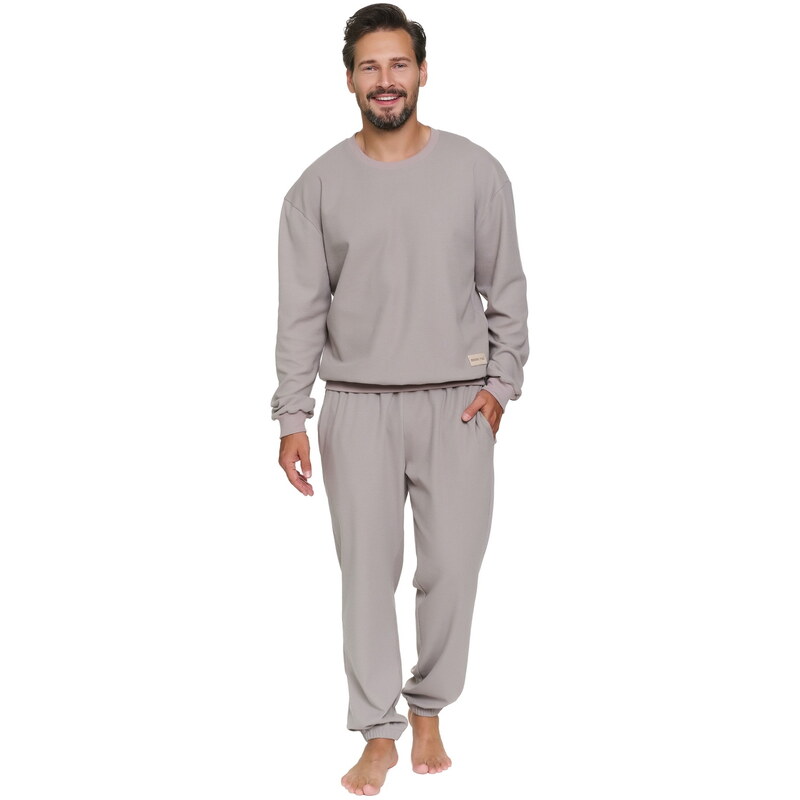 Doctor Nap pánské pyžamo PMB.7520 SAND