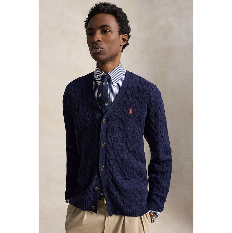 Polo Ralph Lauren kardigan pánský vlněný