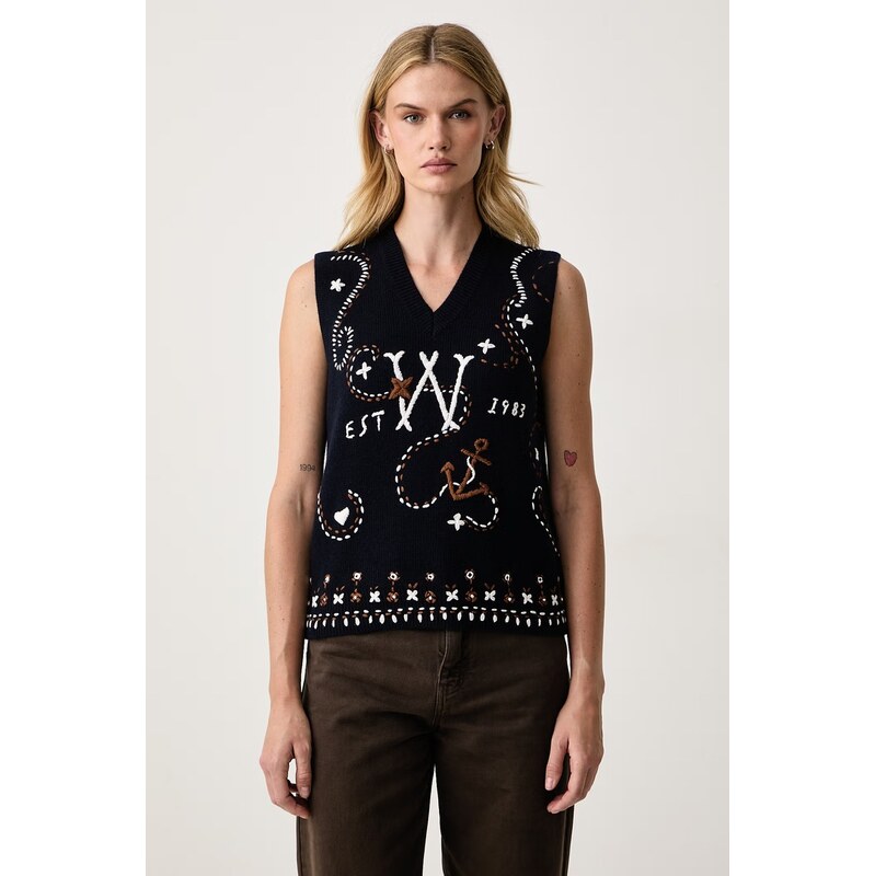 Weekend Max Mara vesta dámská vlněná WKDCACAO