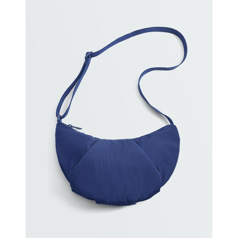 OYSHO Quilted crossbody bag in blue