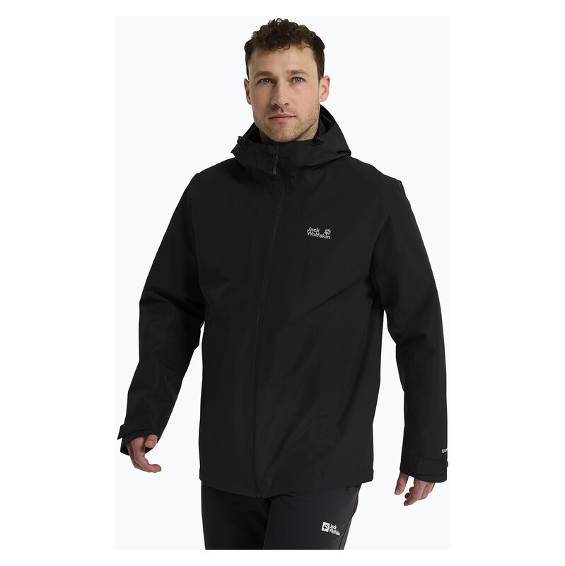 Pánská bunda 3v1 Jack Wolfskin Stonetrail 3In1 black