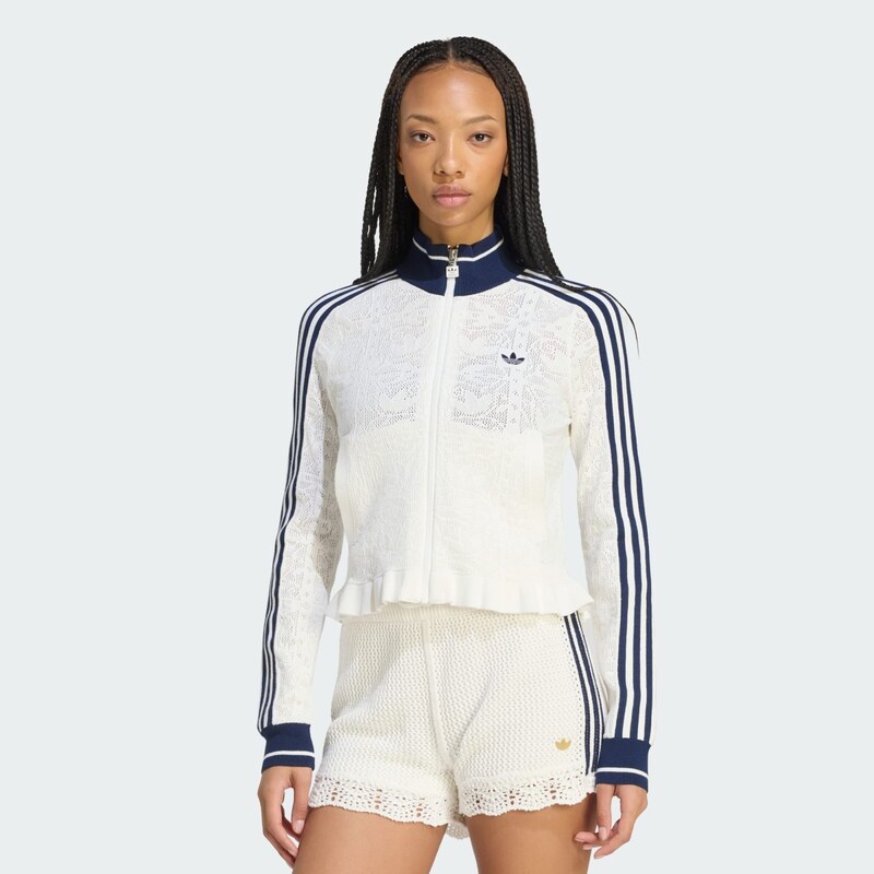 ADIDAS ORIGINALS Kardigan SPORTS CLUB tmavě modrá / bílá